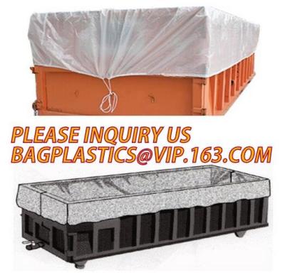 China Large durable drawstring dumpster container liner for garbage disposable,dump truck liner |plastic bed liners for dumpst for sale