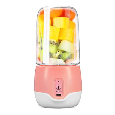 China Travel 0.4L Outdoor Refillable Blender Cup Portable Fruit Juicer Squeezer for sale