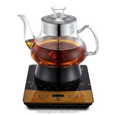 China 360 Degree Base Microcomputer Rotation Intelligent Control Household Steam-heating System Electric Tea Maker for sale