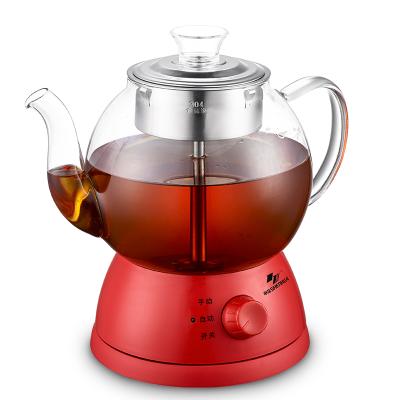 China Type Electric Steam Tea Steamer Power Healthy Teapot Manual Automatic Glass Heat Maker for sale