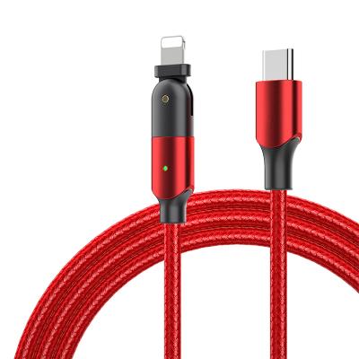 China Lightning PD Nylon Braided Type C Usb Cable Mobile Phone 100W Type C Cable for sale