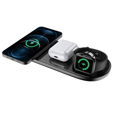 China Wireless Charger 5 IN 1 5 in 1 Multi Function 7.5W 10W 15W Fast Charging Wireless Charger Station for sale