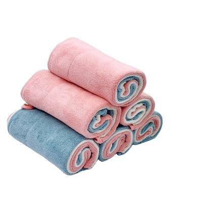 China Unique Design Food/Beverage Hot Selling Cleaning Towel Kitchen Coral Velvet Cleaning Towel for sale