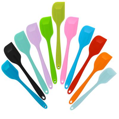 China Large Silicone 65g Scraper Sustainable Auxiliary Baby Food Tool Kitchen Integrated Cake Spatula Baking Scraping Tool for sale