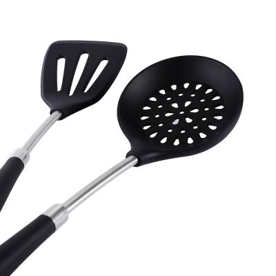 China Stainless Steel Non Handle Silicone Cake Spatula Set Non Stick 5 Pieces Heat Resistant Kitchen Set Viable Pastry Baking Tools for sale