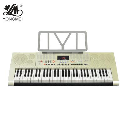 China Educational Popular 61 Key Instrument Professional Piano Keyboard With LED Display for sale