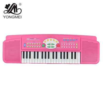 China Battery Operated Yongmei 37 Keys Sound Toy Happy Electronic Keyboard for sale