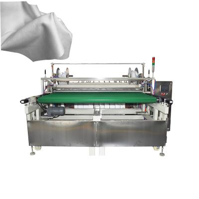 China Rubbish-recycle slitter paper roll cleanroom wiping sheet cut cutter machine fabric wrap roll for sale