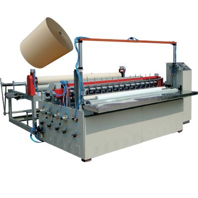 China Spiral Rewind Machine Automatic Punching Slit Toilet Paper Converting Machinery for sale