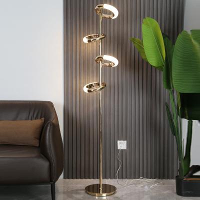 China Newest Modern Floor Lamp Popular Led Floor Light Stand Headlight Led Gold Floor Lights for sale