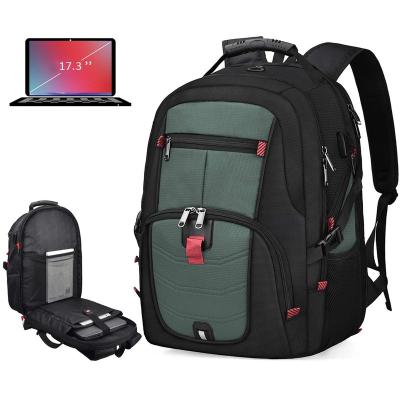 China With USB Large Capacity Laptop Backpack 17 Inch Travel Waterproof Backpack With USB Anti Theft College Business Filling Left Men for sale