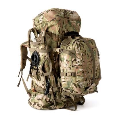 China Water Resistant Men's Assault Rucksack Hydration Pack Multi-cam Camouflage Detachable Tool Tactical Backpack for sale