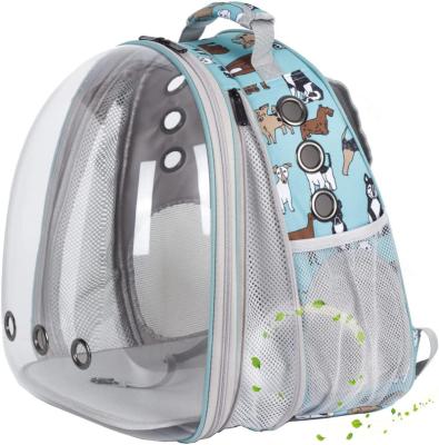 China Cat Backpack Carrier Fit Expandable Viable up to 20 Pounds Astronaut Space Capsule Bubble Window Pet Backpack Breathable for Cat and Puppy for sale