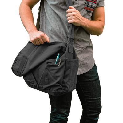 China Classic Messenger Bag - Latest Original Heavy Cotton Canvas Shoulder Vintage Fasion Bag With Improved Features Messenger Bag For Men for sale