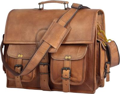 China Vintage Handmade Computer Bag-Laptop Suitcase Satchel Latest Leather Bag\REAL Fasion Messenger for Men and Women for sale