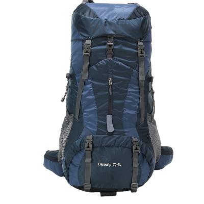 China Newest Fashinable Custom Waterproof Hiking Backpack With Water Bladder 70L+5L Waterproof Lightweight Camping Hiking Backpack For Men And Women for sale