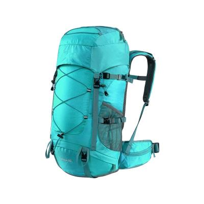 China Newest Fashinable 55L With Rain Cover For Camping Backpacking Travel And Adventure Hiking Backpack For Women for sale