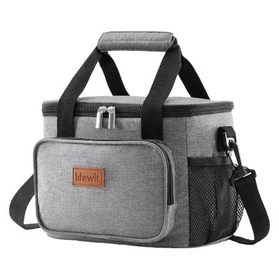 China Custom fashion cooler bag with cup holder outdoor activity lunch bag insulated lunch bag adult men and women packing, for sale