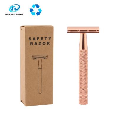 China Classic Double Edge Safety Razor Double Edge Safety Razor Wet Razor Wet Zero Waste Classic Reusable Razor Single Blade Safety Razor for sale