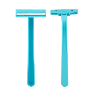 China Disposable Long Blade Twin Blade Men's Disposable Razor 2 Blade Shaving Razor For Sale for sale