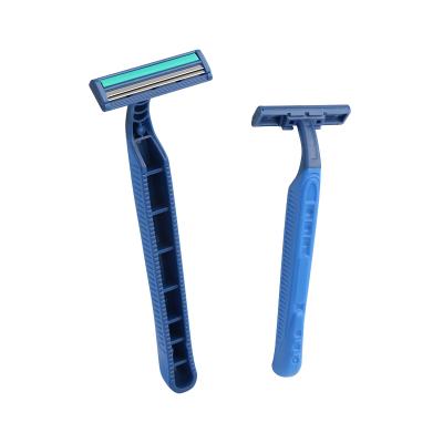 China Twin Blade D214L No Electric Disposable Razor Blade Blade Twin Shaver / Disposable Shaving Razor for sale