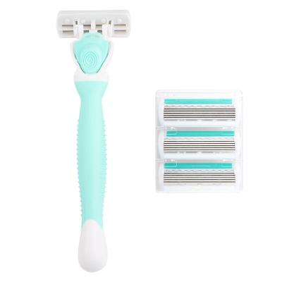 China Six Blades Imported Stainless Steel Blade Good Quality Six Blade Razor for sale