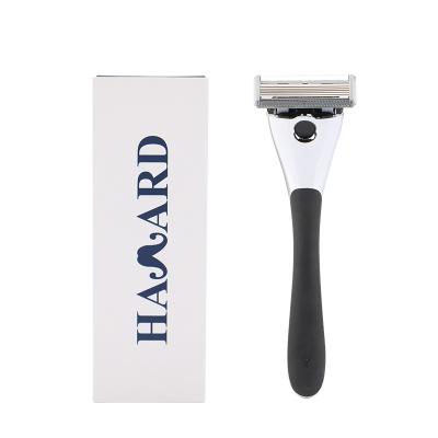 China 6+1 Haward D960L 6 blade razor stainless steel blade cartridge hair removal beard balancing metal handel system razor for sale