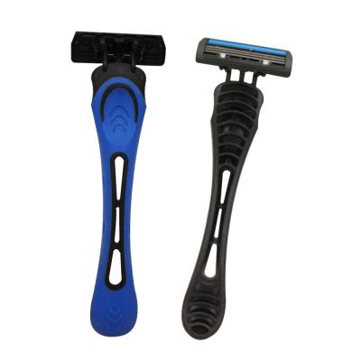 China Triple blade haward razor Sweden stainless steel blade D315L with coating triple blade shaving razor for man for sale