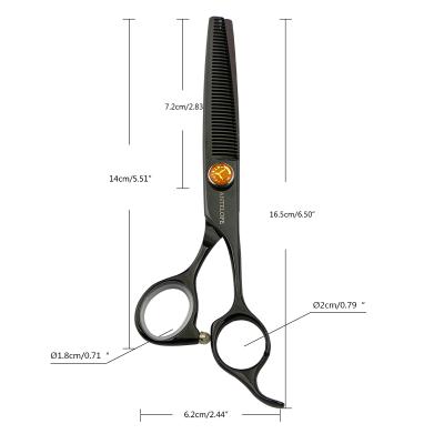 China 6.0 inch 440c hair scissors salon thinning scissors thinning scissors hairdressing scissors for sale