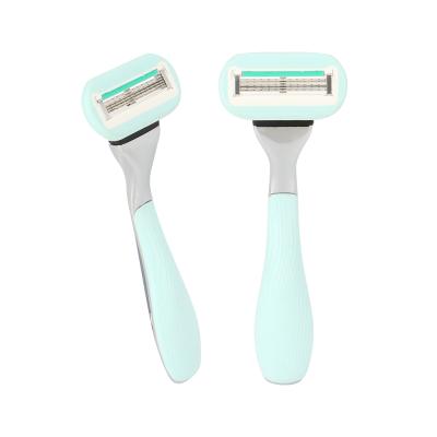 China Five Blade Women Razor Body Razor Five Blade Metal Grooming Razor With Replaceable Blades for sale