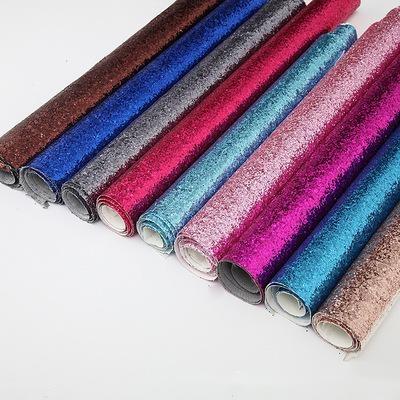 China 0.7mm PU Leatherette Glitter Glitter Shoes Comfortable Wholesale Glitter Leather for sale