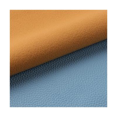 China Factory Wholesale 1.2mm Comfortable Lychee Grain Superior Colored PU Leather for sale