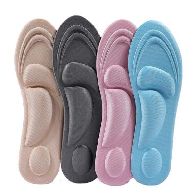 China Breathable Sports 4d Insole Flexible Sale Shock Absorbing High-elastic Unisex Insole for sale