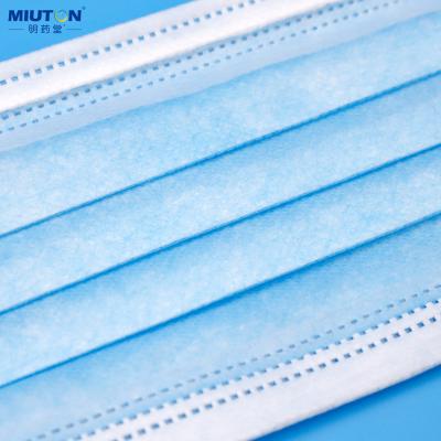 China 3 Layers Factory Hot Nonwoven Medical Supply 3layers Nonwoven Medical Supply Adult Flat Disposable Face Mask Earloop Face Mask Nonterile Mask for sale