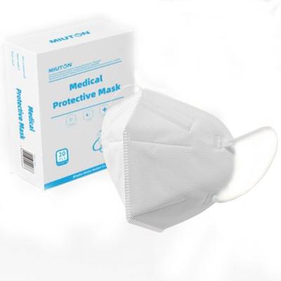 China 98% 5ply Printed Logo Eco-friendly Kids Suppliers BFE Factory Disposable Surgical Medical Mask for sale