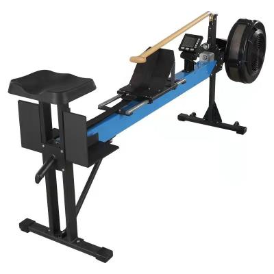 China Universal Commercial Fitness Equipment Wind Resistance Dragon Boat Rowing Machine Aerobic Rowing Machine Dynamometer Simulator Trainer for sale