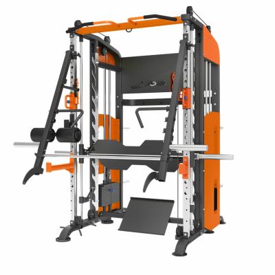 China Universal Commercial Use Smith Machine Strength Trainer Squat Multi Function Smith Machine Gym Equipment for sale