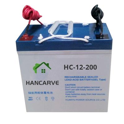 China Home Appliances China Supplier Gel Battery 12v 200ah Solar Inverter Batteries for sale