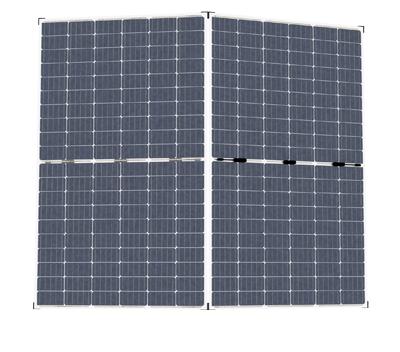 China Monocrystalline Solar Panel 445W PERC Half Double Glass Industrial Bifacial Glass Cell Solar Panel Price China for sale