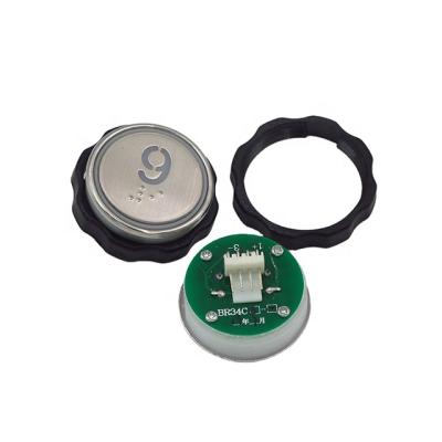 China Optional (Red/Green/Blue) BR34C Modern Elevator Push Button For Ot*s Elevator for sale