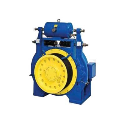 China With HEIDENHAIN gearless 1387 encoder elevator traction machine with 1350kg 1m/s for sale