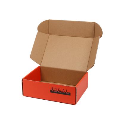 China Recyclable E-flute Cardboard Packaging Biodegradable Brown Paper Hard Shipping Box Corrugated for sale