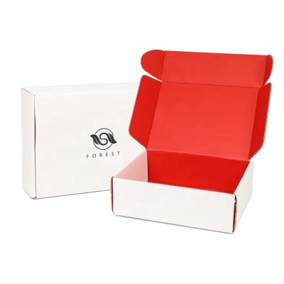 China Small Recyclable Packaging Mailing Box Gift With Tissue Paper Shipping Boxes for sale