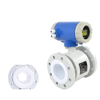 China Chinese PFA electromagnetic flow meter beet industry in china electromagnetic flow meter agriculture for sale