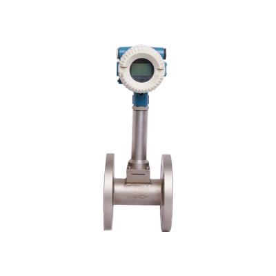 China AOBO measuring gas or liquid vortex flow meter, kurtosis vortex flow meter, dn25 vortex flow meter for sale