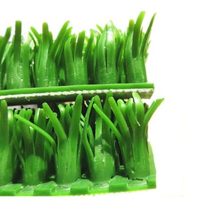 China 24mm-27mm Washable Hierba Alfombra Minera Gold Fever Grass, PE Gold Mining Grass for sale