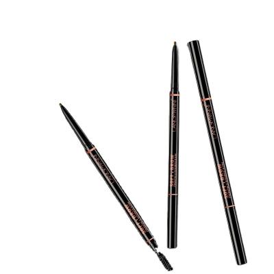 China Waterproof Dual Head Eyebrow Pencil Brow Pencil Rotating Thin Waterproof Eyebrow Pencil Easy To Color for sale