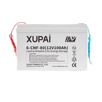 China Electric Power Systems 12V 80ah 6-CNFJ-80 XUPAI Updated Gel Battery Solar Gel Battery For Solar Energy Storage à venda