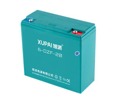 China Electric bicycles / scooters wholesale 4 battery 6 dzm-20 12V 20ah electric bicycle battery à venda