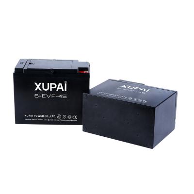 China XUPAI consumer electronics 12V 45ah 6-EVF-45 updated electric bicycle vehicle ebike battery 72v 48v 60v for sale